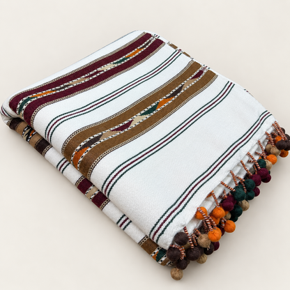 Stonage Swati Gulbahar 5 Gola Handmade Pure Wool Sharhi