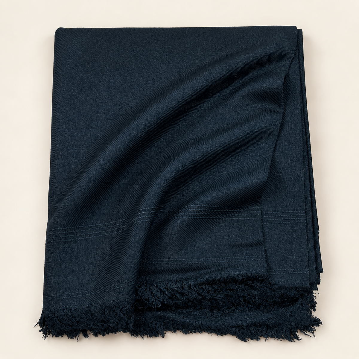Orignal 64 Austrialn Pure Woolen Swati Shawl Black Color