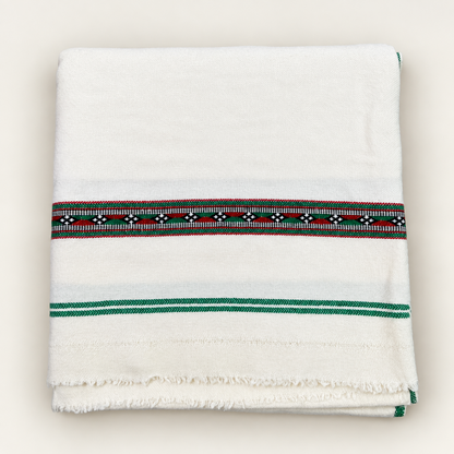 STONAGE Pasham-e-Herati — Kashmiri Pasham Shawl, Off-White Color