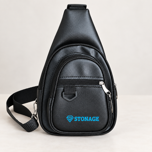Handmade Cross Body Bag for Umrah, with Adjustable 2 sided belt & 3 Secure Pockets