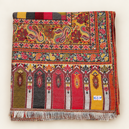 Anarkalim Full Jall  Kani — Handmade Kashmiri Pure Wool Shawl (LKS-05)