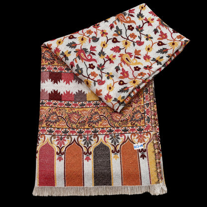 Mehrunissa Full Jall  Kani — Handmade Kashmiri Pure Wool Shawl (LKS-04)