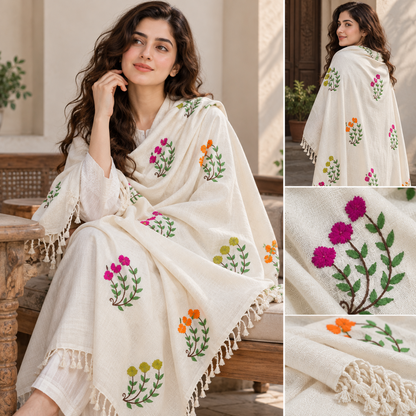 Ladies Swati Handmade Woolen Shawl , Article No LSS-015