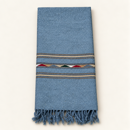 Handmade Soft , Wool  Mufflers- Grey
