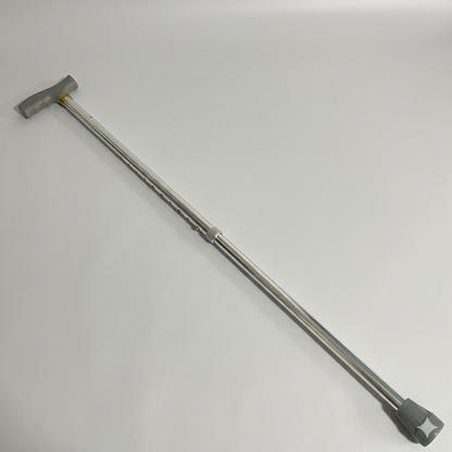 Premium Adjustable Aluminium Walking Stick – Elegant Silver Color