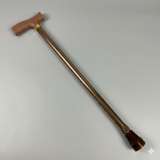 Premium Adjustable Aluminium Walking Stick – Bronze Color