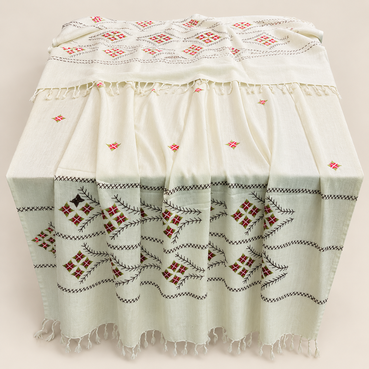 Ladies Swati Handmade Woolen Shawl , Article No LSS-026