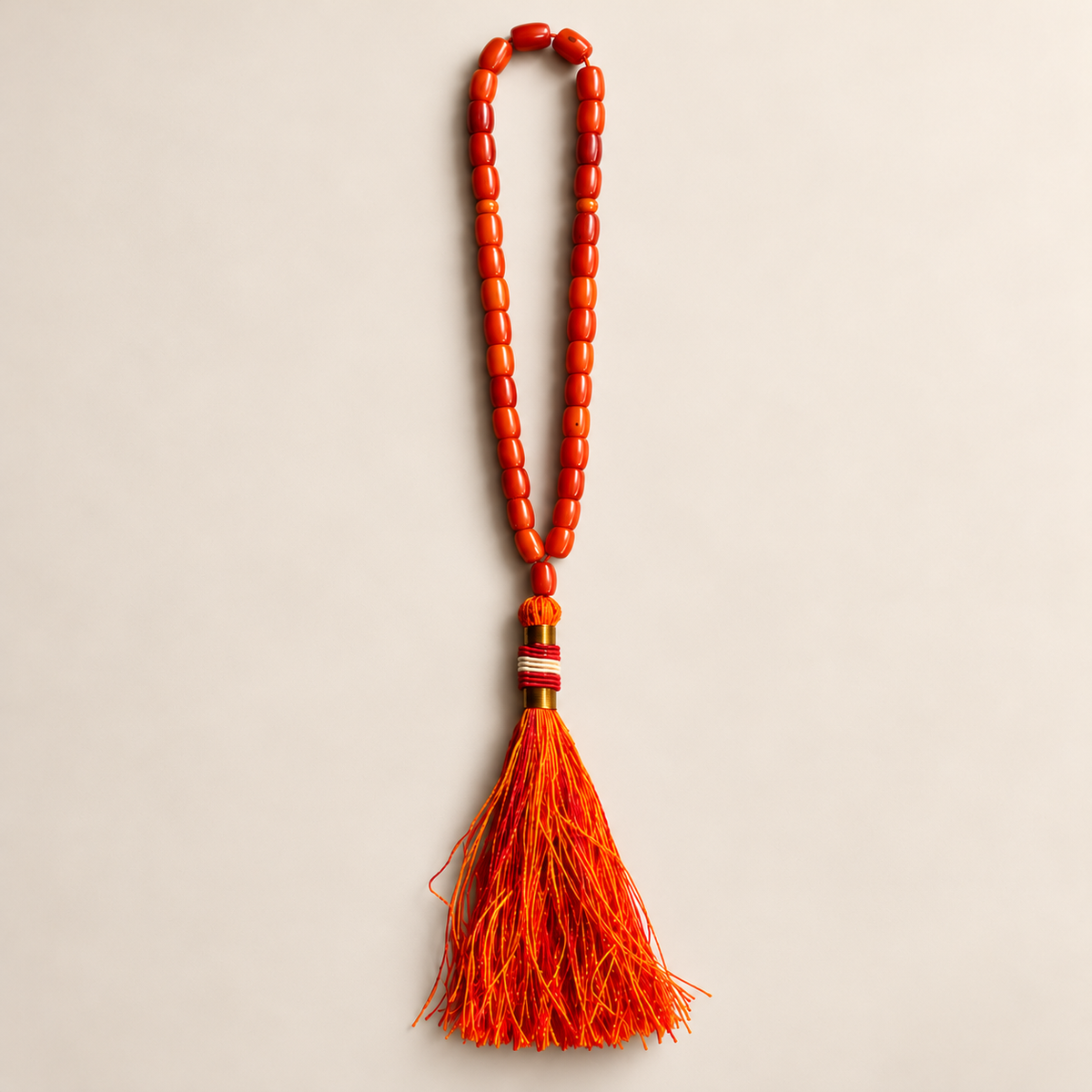 Natural Marjan Tasbeeh , 6mm 33 Beads