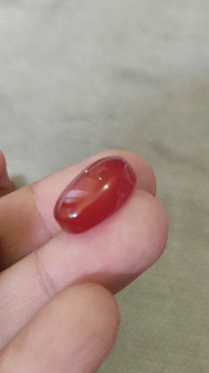 Yamni Aqeeq Stone (Brownish) Reddish  Size SA-104