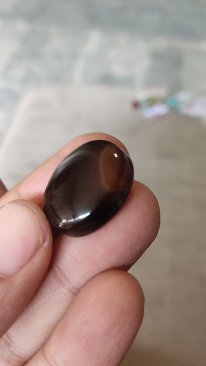 Yamni Aqeeq Stone (Brownish) Large Size SA-102
